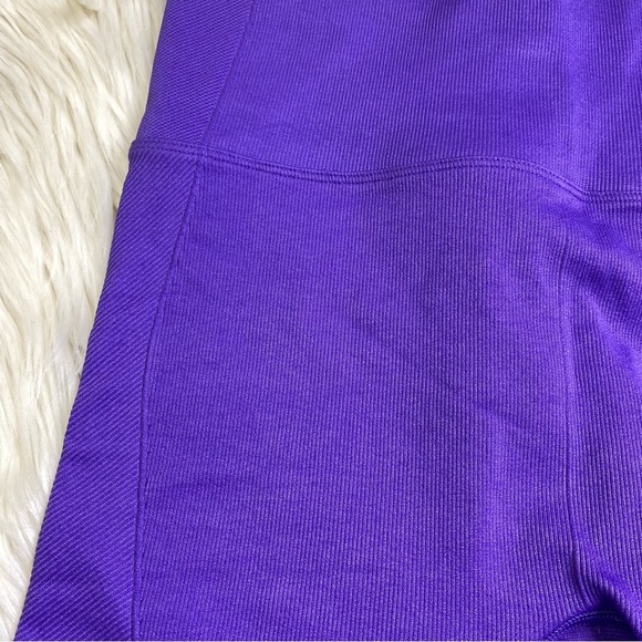 NWT All in Motion : size XL : purple high waist 6” seamless core workout shorts - Picture 7 of 15